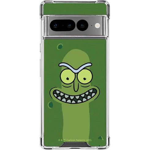 Adult Swim Rick and Morty Pickle Rick Google Pixel 7 Pro Clear Case